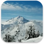 mountains live wallpaper android application logo